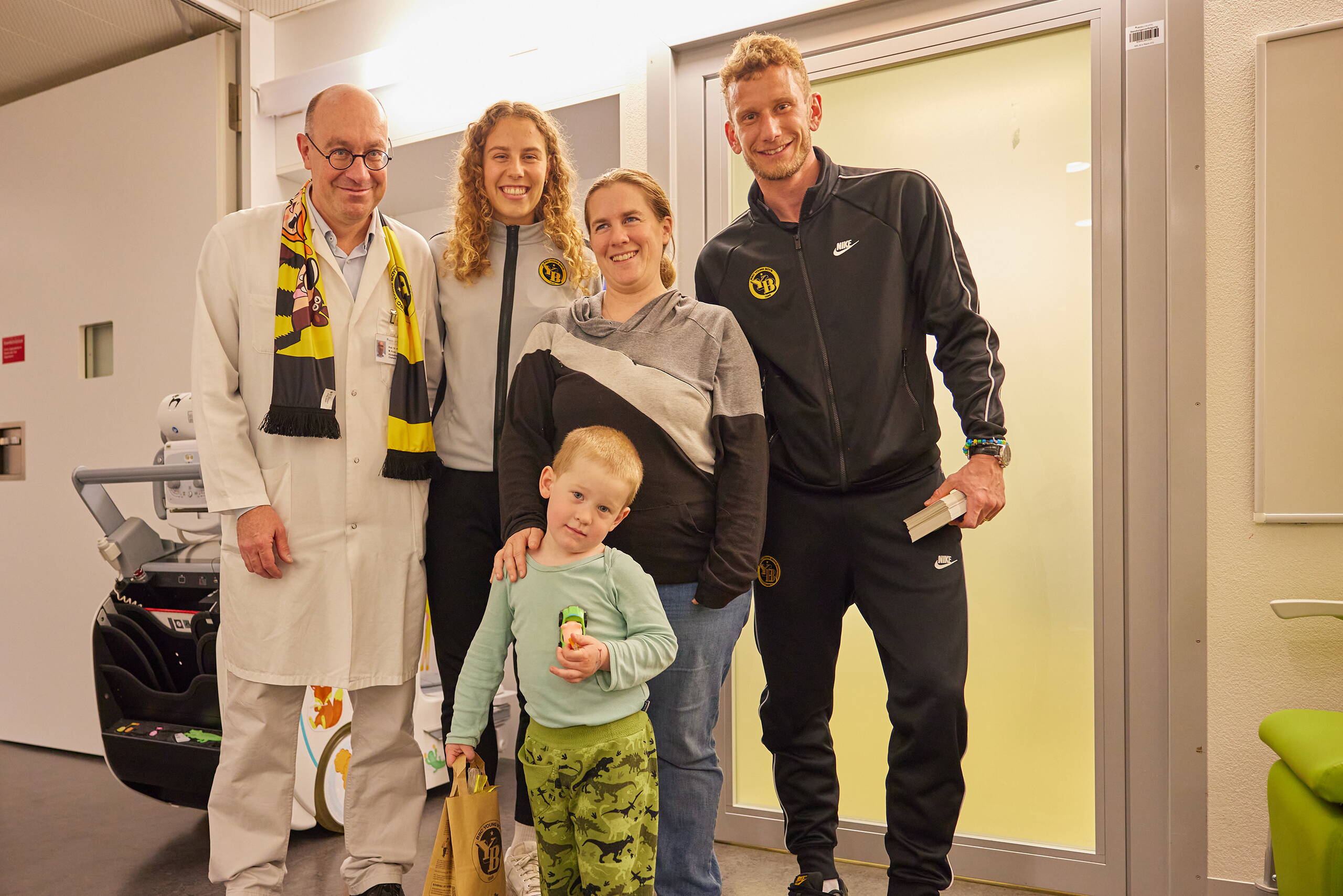 Ermöglichte Projekte: Besuch der BSC Young Boys und der YB-Frauen